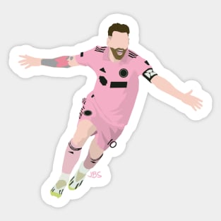 Lionel Messi Inter Miami Sticker